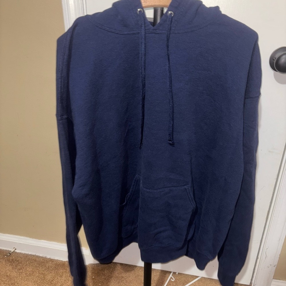 Plus Size Fruit of the Loom Dark Blue Sweatshirt